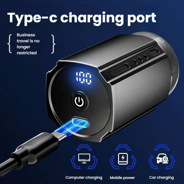 Portable Electric Shaver for Men with LCD Display  Travel-Friendly Mini Shaver, USB Type-C Fas...
