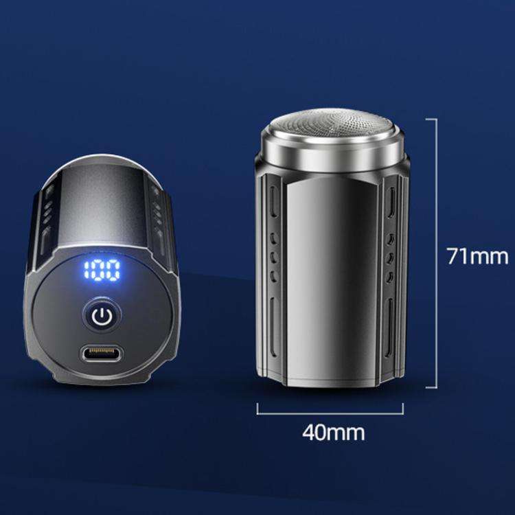 Portable Electric Shaver for Men with LCD Display  Travel-Friendly Mini Shaver, USB Type-C Fas...