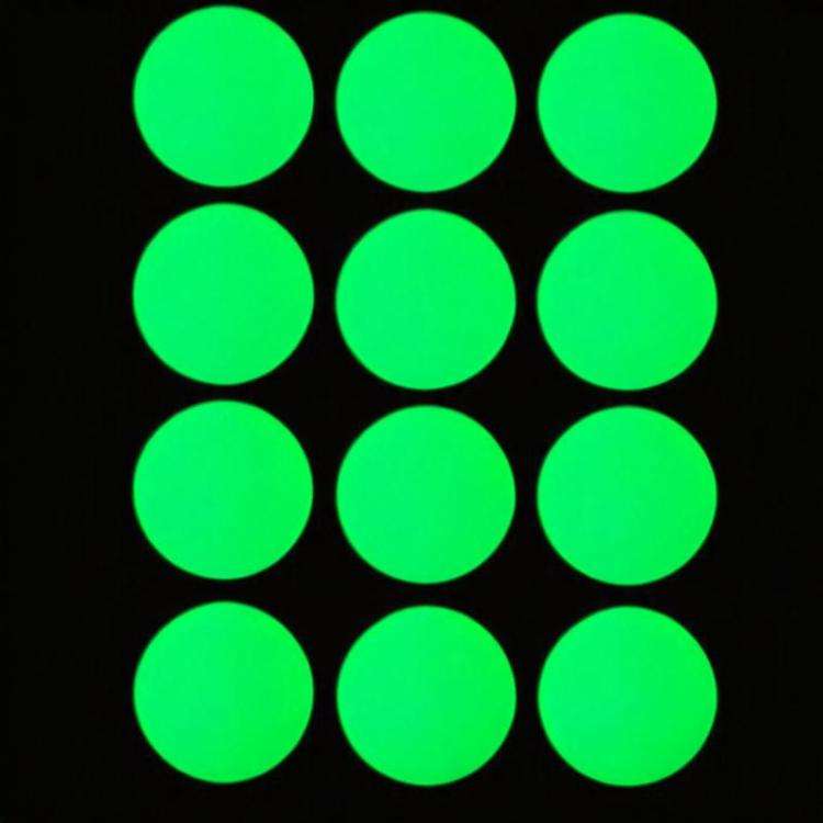 12pcs /Pack PEVA Self-Adhesive Glow-in-the-Dark Anti-Slip Stickers for Bathroom, Stairs, Floor Ro...
