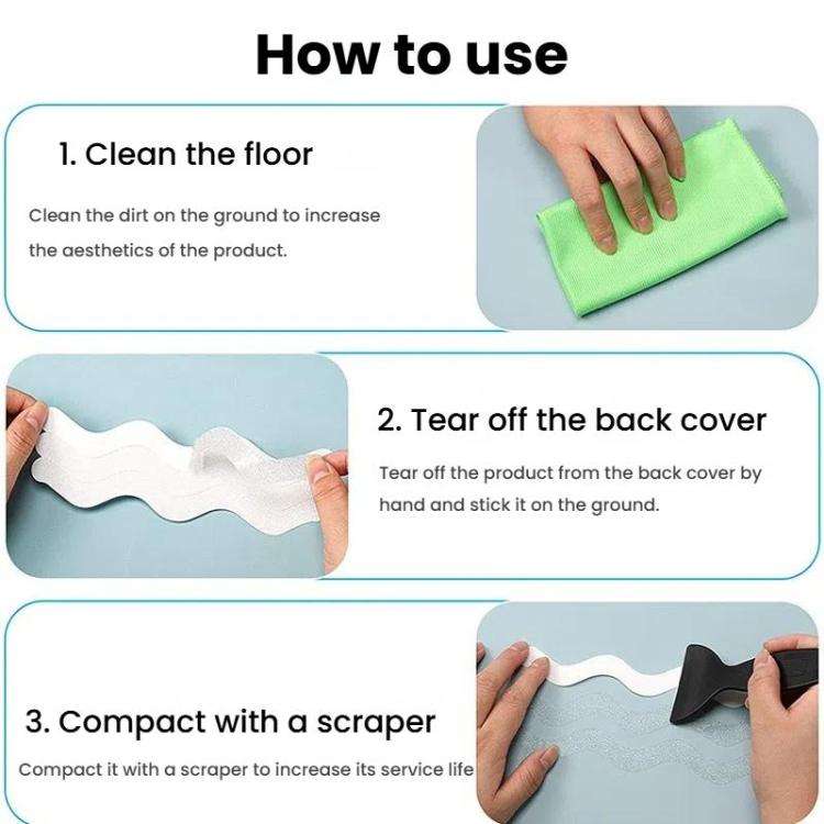 12pcs /Pack PEVA Self-Adhesive Glow-in-the-Dark Anti-Slip Stickers for Bathroom, Stairs, Floor St...