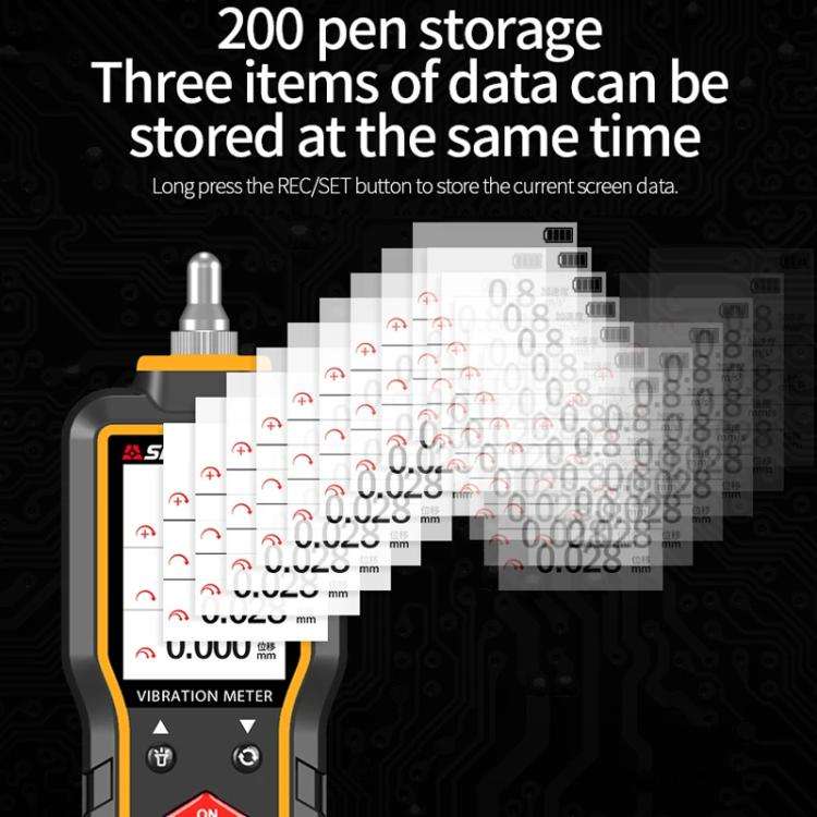 SNDWAY SW-65A Digital Vibrometer Motor Fault Vibration Detector Vibration Pen