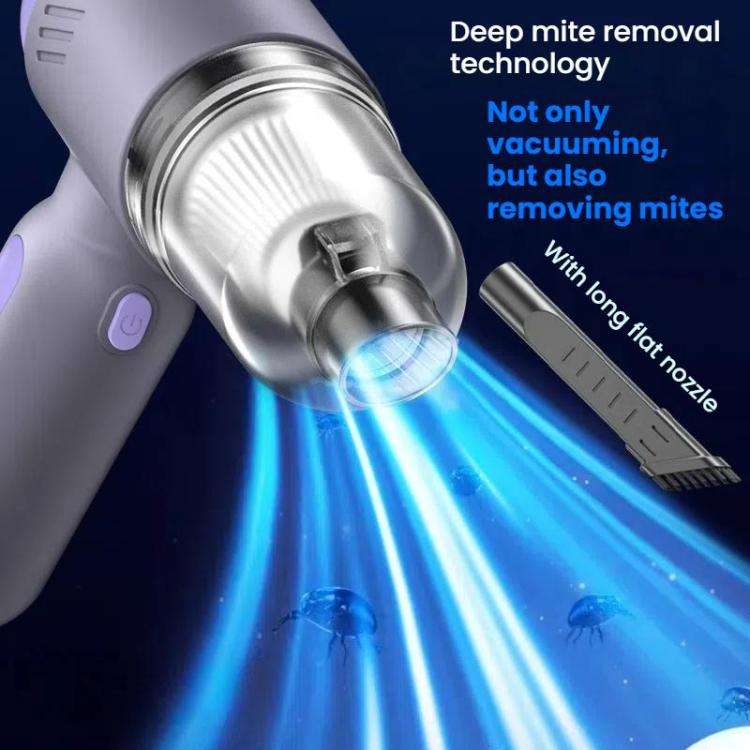 5500Pa Cordless Vacuum/Blowing Cleaner For Home & Car(Purple)