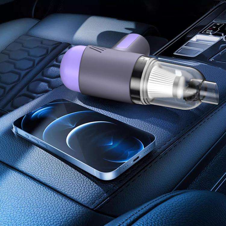 5500Pa Cordless Vacuum/Blowing Cleaner For Home & Car(Purple)
