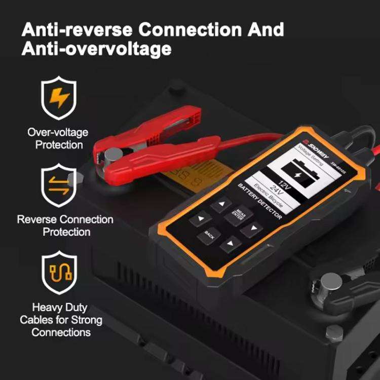SNDWAY SW-6910S Car Battery Tester Battery Life Tester Discharge Reconditioner