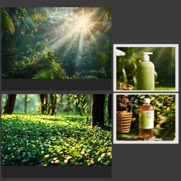 57 x 87cm Double-sided 3D Forest Photography Background Paper Photography Props(03)