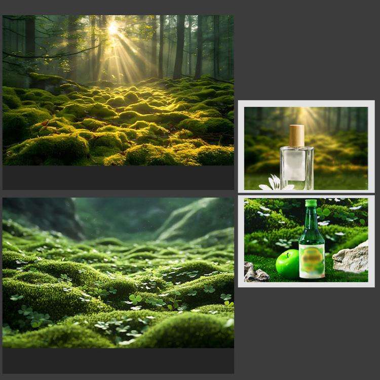 57 x 87cm Double-sided 3D Forest Photography Background Paper Photography Props(05)
