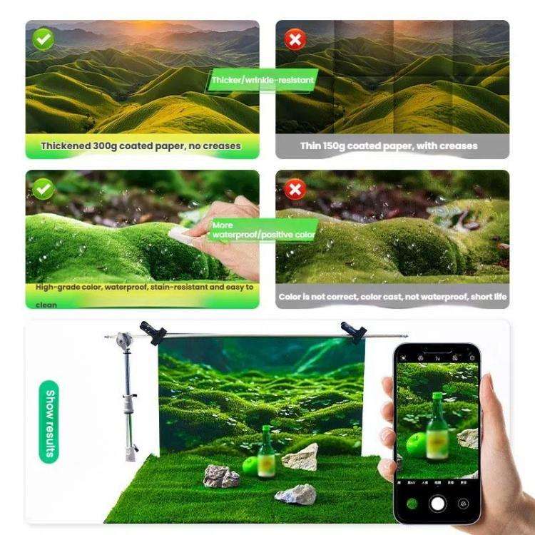 57 x 87cm Double-sided 3D Forest Photography Background Paper Photography Props(06)