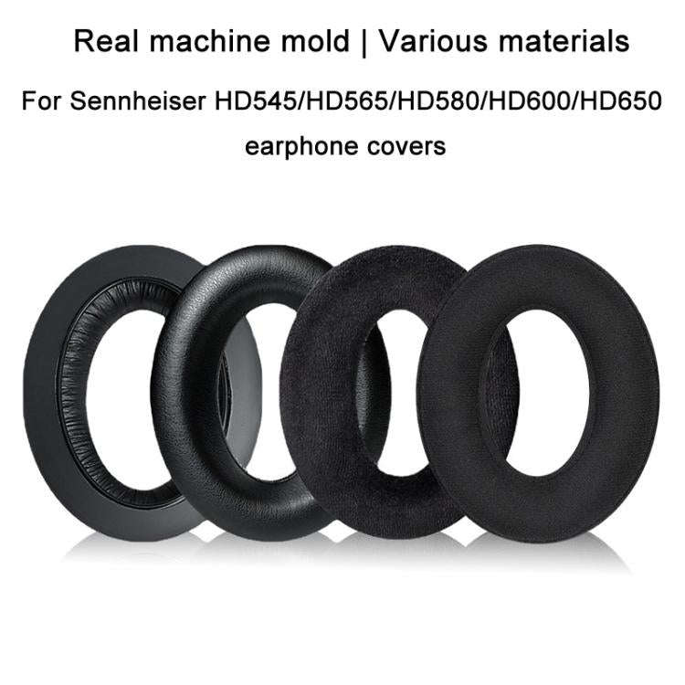 2pcs For Sennheiser HD545 / HD565 / HD580 / HD600 / HD650 Earphone Cover Sponge Earmuffs With Tun...
