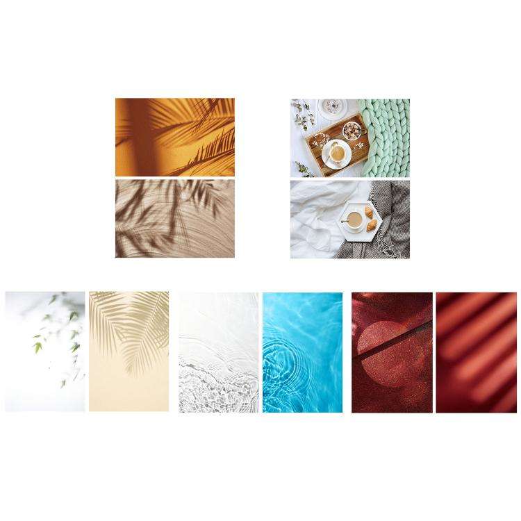 57 x 87cm Double-sided 3D Pattern Photography Background Paper Props(7 Sunset Shadows)