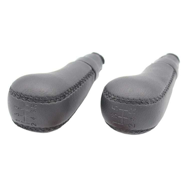For Volvo S60 / S80 / V70 II / XC70 II Car Gear Knob Shift Hand Ball, Size: 6 Speed(Black Leather)