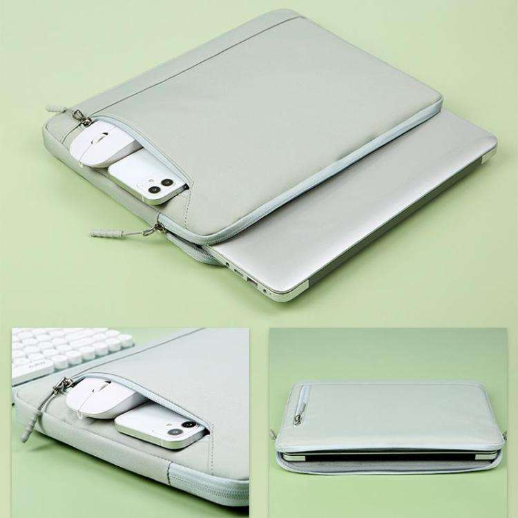 Universal For 14/14.6 inch Laptop Bag Women Portable Computer Bag For IPad Protective Case (Beige)