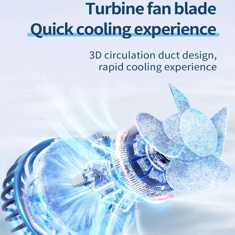 360-Degree Rotation Foldable Handheld Desk Fan Wall Mounted Rechargeable Portable Mini Fan(Blue)