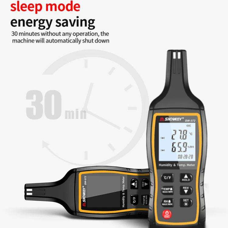 SNDWAY SW-572 Handheld Digital Temperature Humidity Meter High Sensitivity Temperature Humidity M...