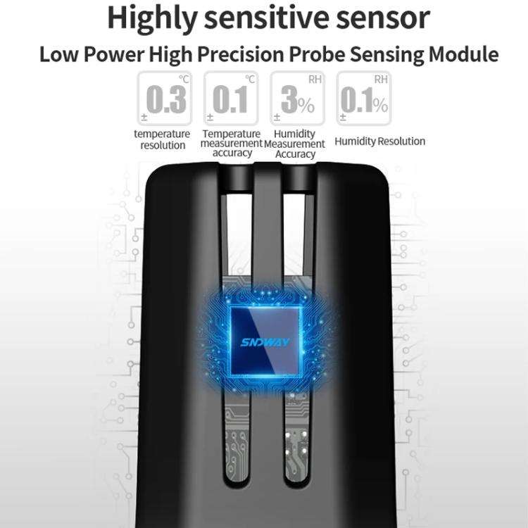 SNDWAY SW-572 Handheld Digital Temperature Humidity Meter High Sensitivity Temperature Humidity M...