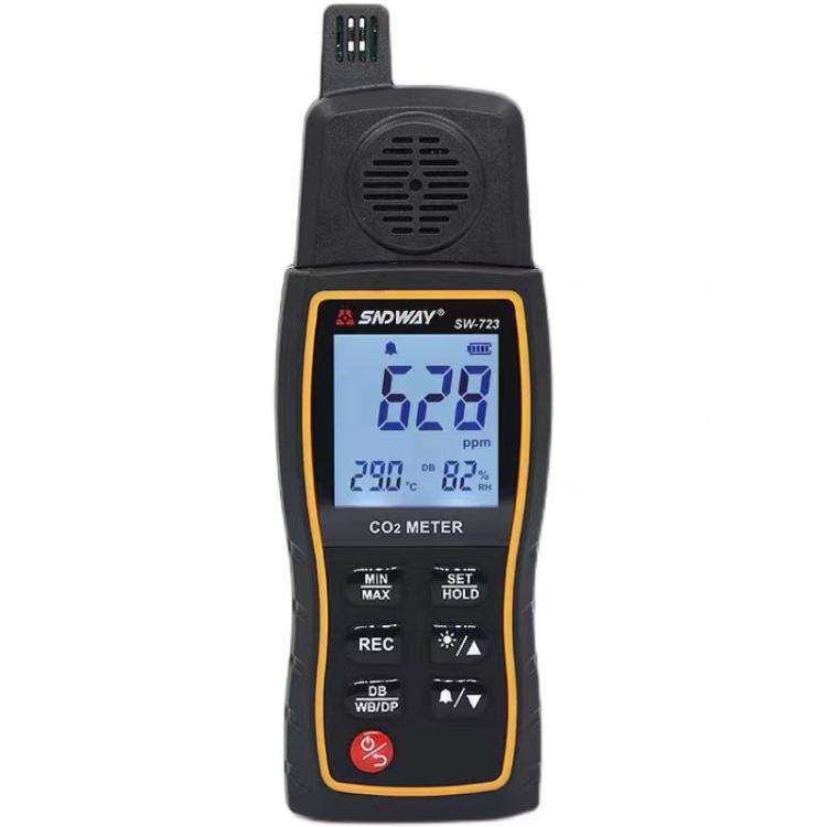SNDWAY SW-723 Carbon Dioxide Gas Detector Handheld Indoor Household Air CO2 Concentration Alarms