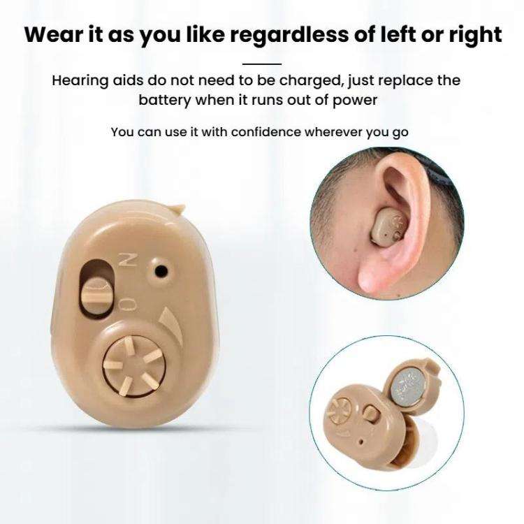 Hearing Aid Sound Amplifier Elderly Noise Reduction Sound Collector Hearing Aid Accessories(Batte...