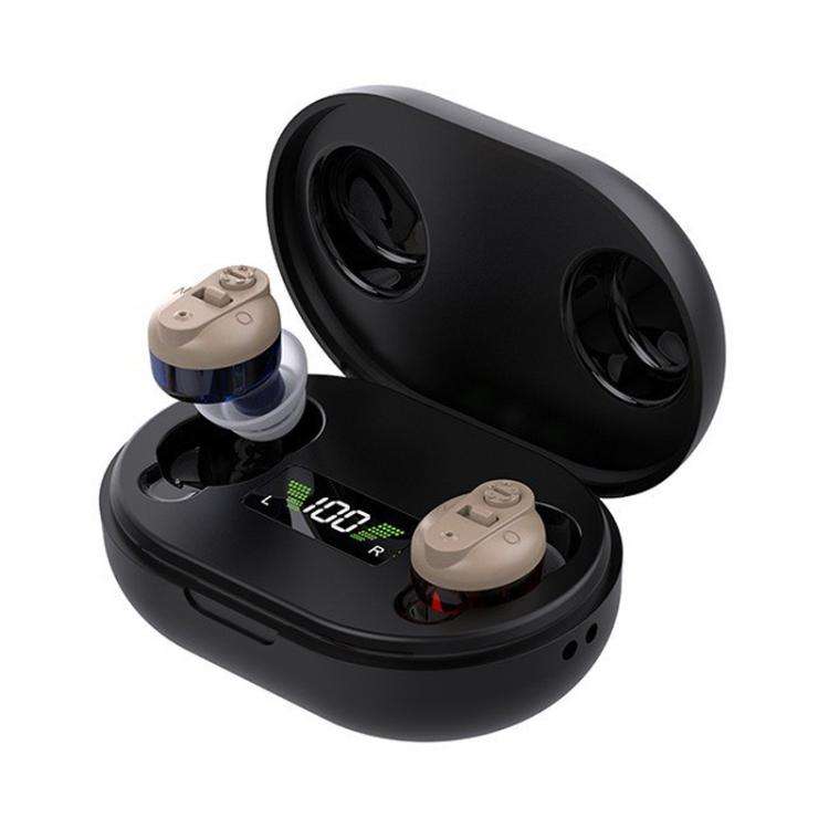 Elderly Hearing Aids Invisible Sound Amplifier Noise Reduction Collector With Digital Display Cha...