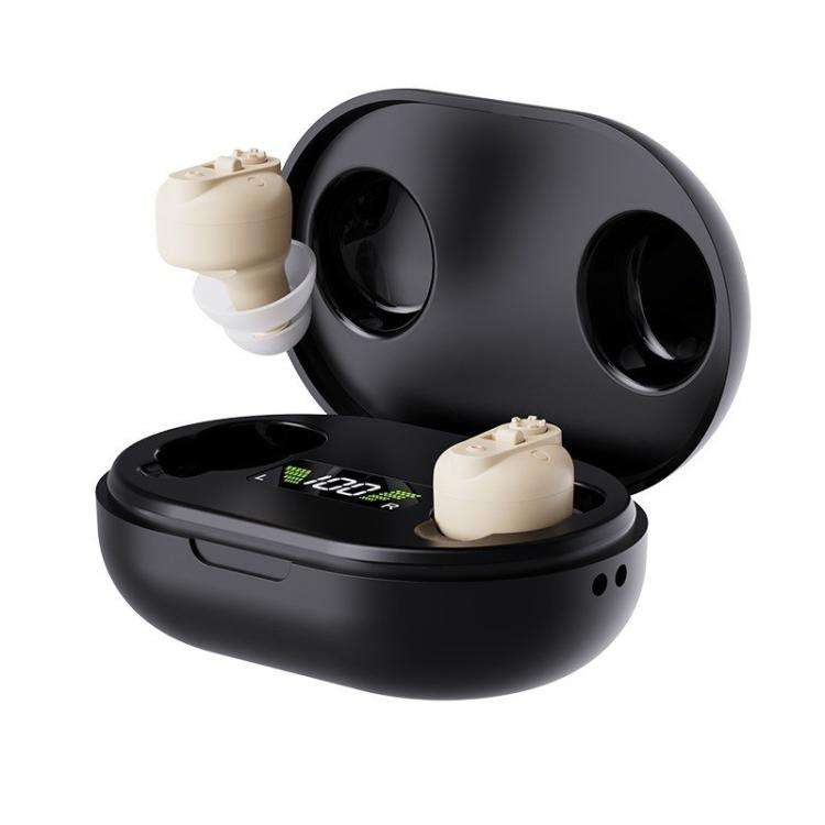 Elderly Hearing Aids Invisible Sound Amplifier Noise Reduction Collector With Digital Display Cha...