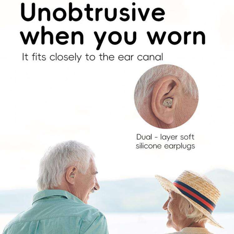 Elderly Hearing Aids Invisible Sound Amplifier Noise Reduction Collector With Digital Display Cha...