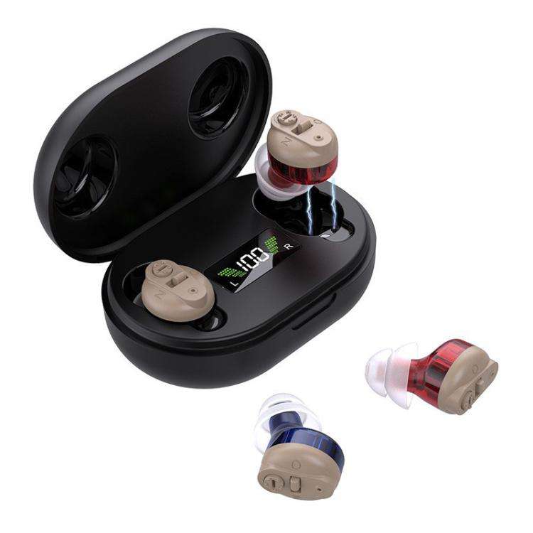 Elderly Hearing Aids Invisible Sound Amplifier Noise Reduction Collector With Digital Display Cha...