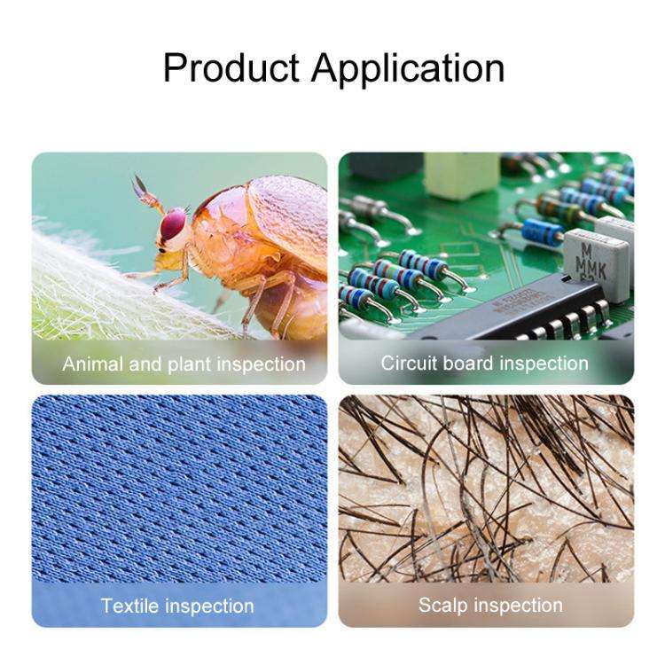 High Definition Beauty Hair Inspection Portable Digital Microscope(320 White)
