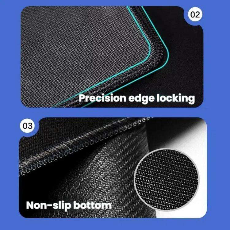 Keyboard Shortcut Desk Mat Mouse Pad Non-Slip Office Desk Pad With Computer Commands 300x600x2mm(...