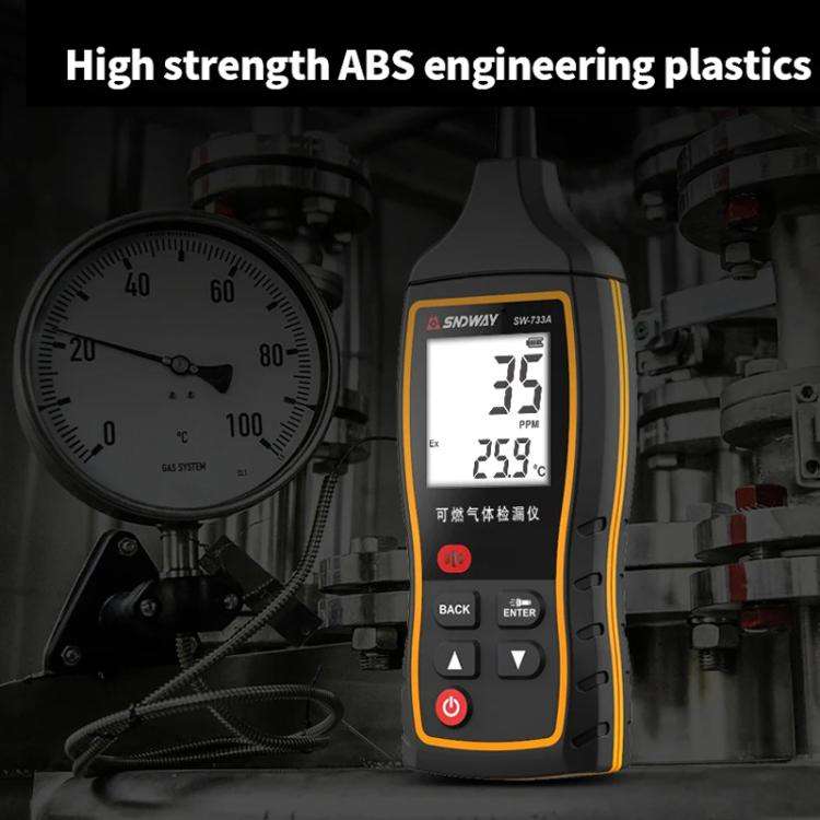 SNDWAY SW-733B Combustible Gas Detector Explosion-Proof Natural Gas Gas Methane Gas Alarms