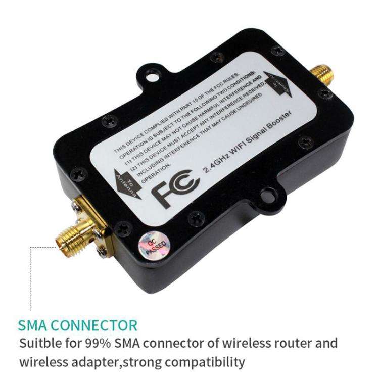 EDUP EP-AB007 2.4G Band SMA Head Remote Control Wifi Router Two-Way Signal Amplifier Extension Bo...