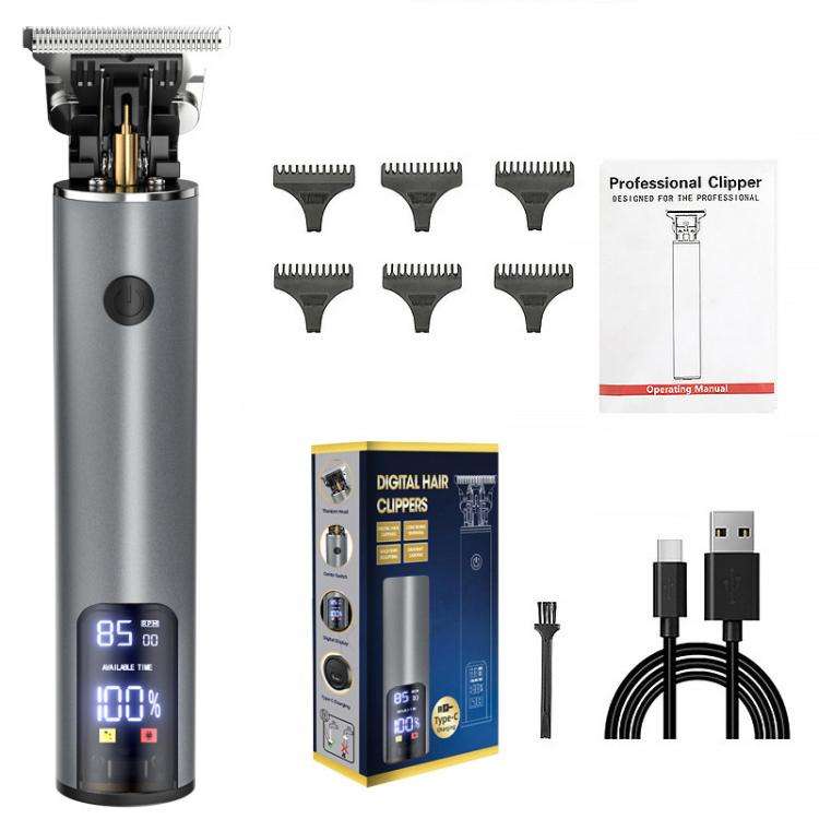 Rechargeable Haircut Kit Hair Clippers For Men - Zero Blade Trimmer For Vintage Oil Head & Bald H...