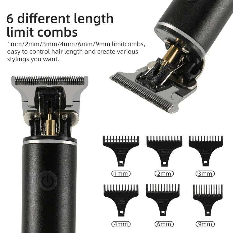 Rechargeable Haircut Kit Hair Clippers For Men - Zero Blade Trimmer For Vintage Oil Head & Bald H...