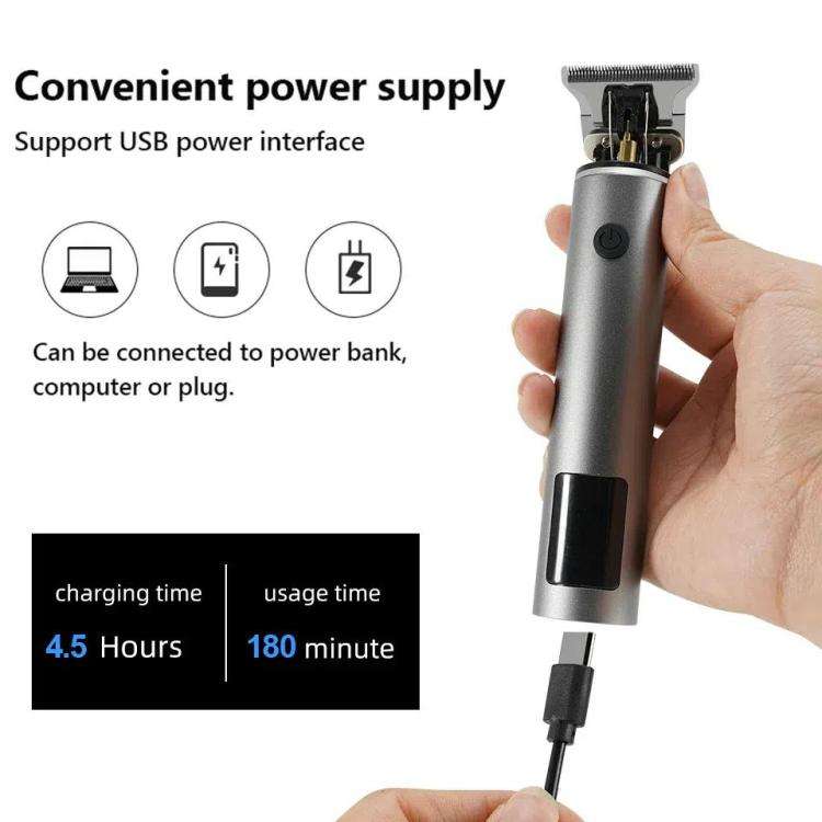 Rechargeable Haircut Kit Hair Clippers For Men - Zero Blade Trimmer For Vintage Oil Head & Bald H...