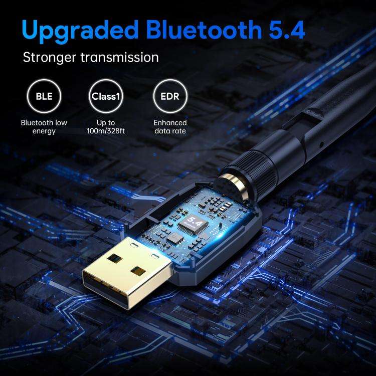 EDUP USB Bluetooth Adapter 5.4 Transmitter Audio Receiver Module