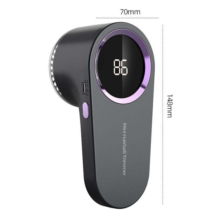 009 Smart Digital Display Portable Hair Ball Trimmer(Gray)
