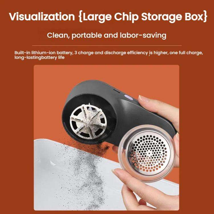 009 Smart Digital Display Portable Hair Ball Trimmer(White)