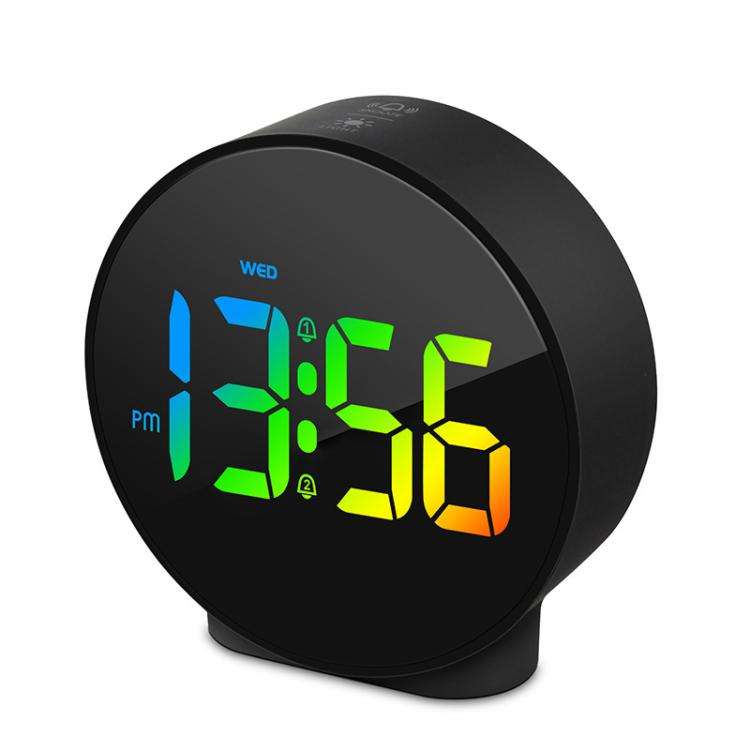 EDUP EH-8816 Simple Digital Electronic Clock Night Light Battery Plug-in Dual Power Mode Alarm Cl...