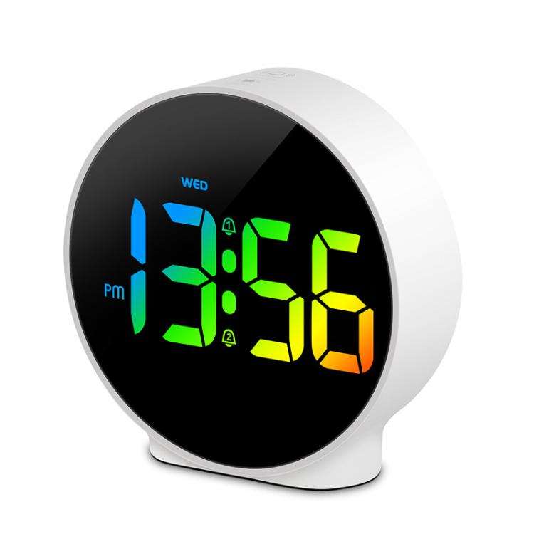 EDUP EH-8816 Simple Digital Electronic Clock Night Light Battery Plug-in Dual Power Mode Alarm Cl...