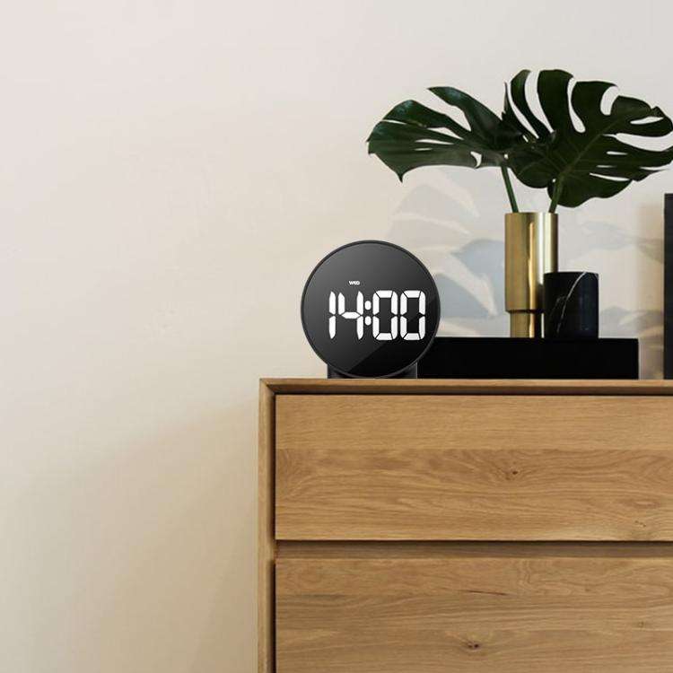EDUP EH-8816 Simple Digital Electronic Clock Night Light Battery Plug-in Dual Power Mode Alarm Cl...