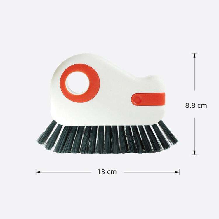2-in-1 Detachable Window Sill Gap Brush Groove Cleaning Brush(Gray)