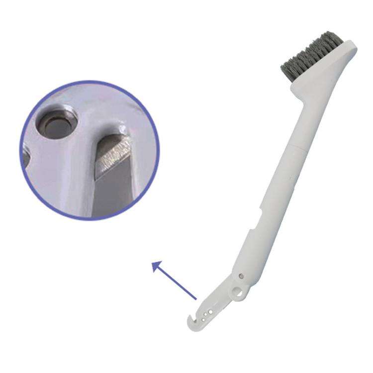 Floor Scrubbers & Robot Mops Water Tank Cleaning Brush with Built-in Blade for Hair Removal - Com...