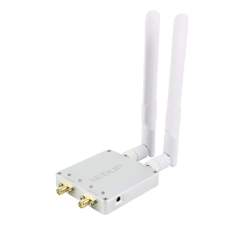 EDUP EP-AB025 5.8G+5.8G WiFi Signal Amplifier Remote Control Dual Channel 4W Expander