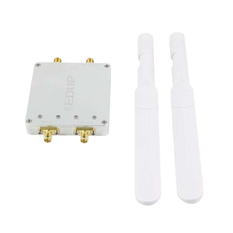 EDUP EP-AB025 5.8G+5.8G WiFi Signal Amplifier Remote Control Dual Channel 4W Expander