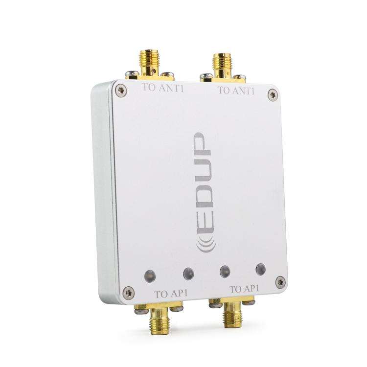 EDUP EP-AB025 5.8G+5.8G WiFi Signal Amplifier Remote Control Dual Channel 4W Expander