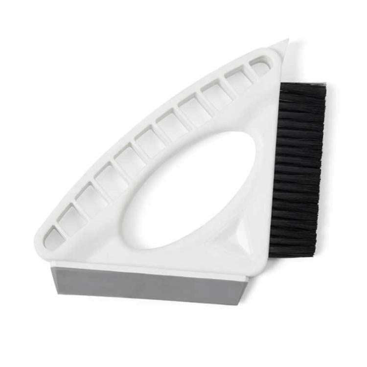 3-in-1 Window Cleaning Tool Multifunctional Gap Brush Household Glass Wiper(White)