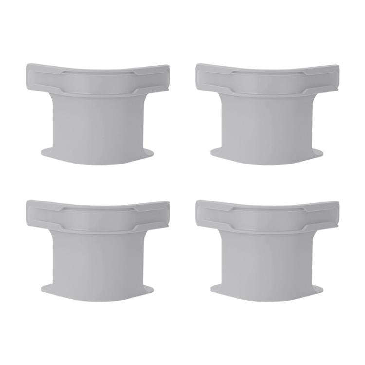 4pcs /Pack Invisible Card Slot Anti-slip Sheet Fixer Sheet Clip(Gray)