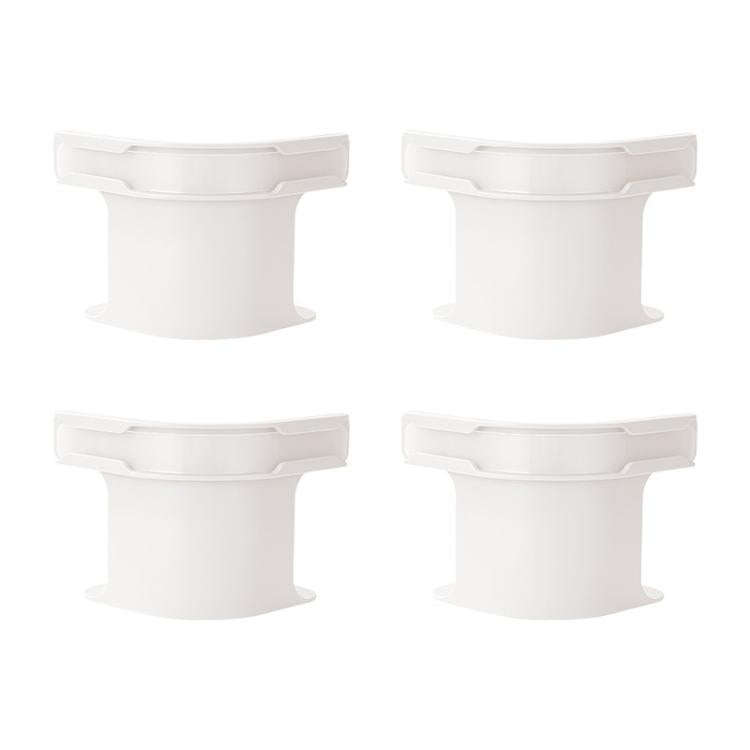 4pcs /Pack Invisible Card Slot Anti-slip Sheet Fixer Sheet Clip(White)