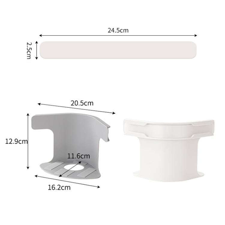 4pcs /Pack Invisible Card Slot Anti-slip Sheet Fixer Sheet Clip(White)