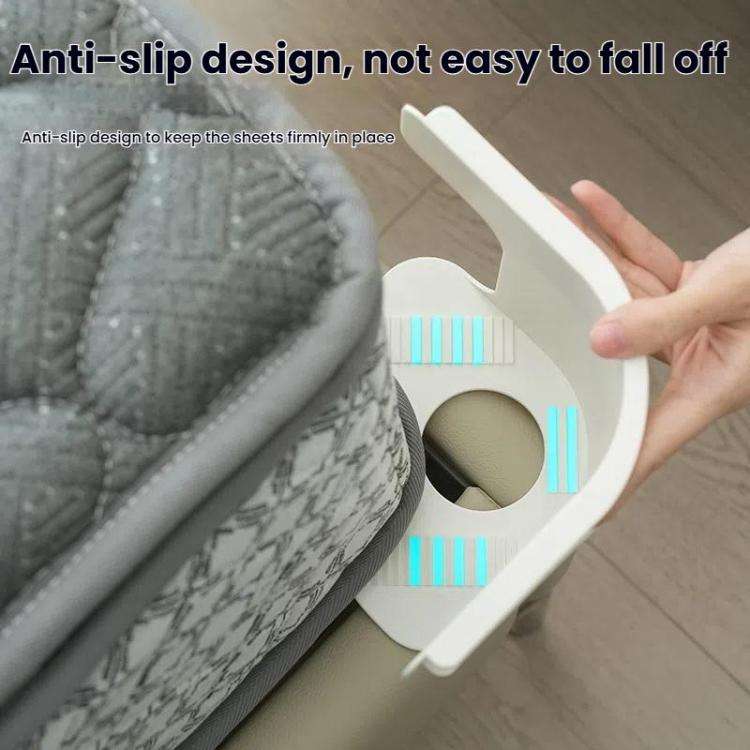 4pcs /Pack Invisible Card Slot Anti-slip Sheet Fixer Sheet Clip(White)