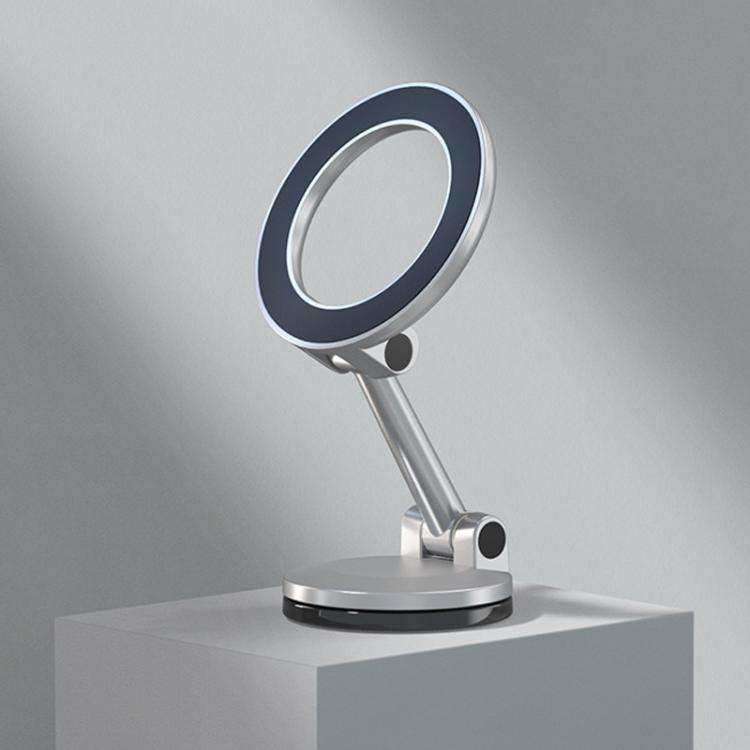 Magnetic Folding Car Mobile Phone Navigation Holder(Silver)