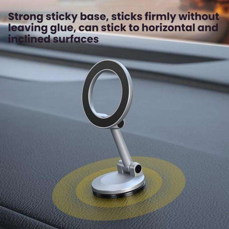Magnetic Folding Car Mobile Phone Navigation Holder(Slate Gray)