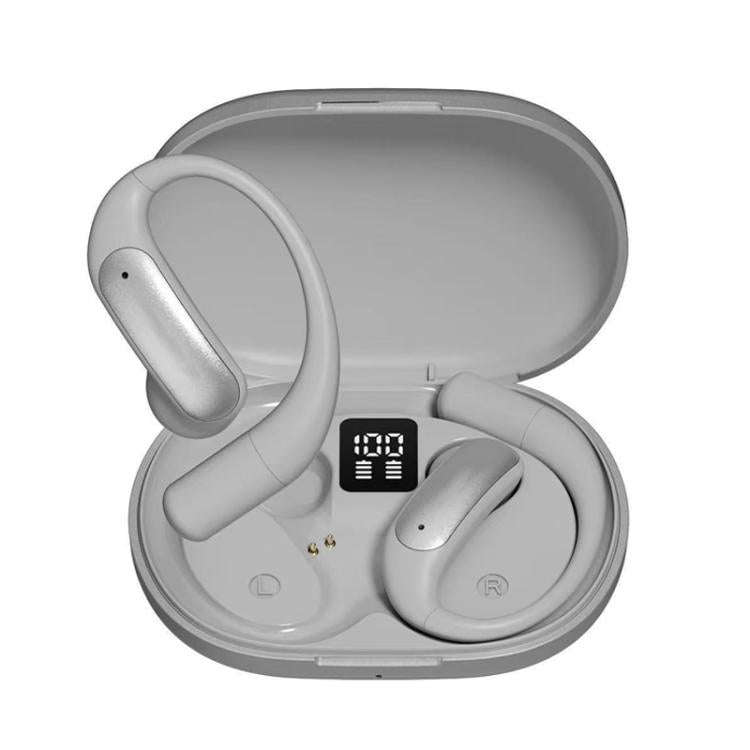 M127 AI Smart Translation Bluetooth Earphones(Silver Gray)